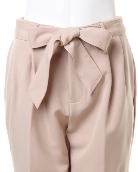 INGNI（イング） サッシュ付きテーパード／パンツ／A ﾋﾟﾝｸ