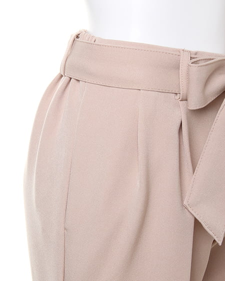 INGNI（イング） サッシュ付きテーパード／パンツ／A ﾋﾟﾝｸ