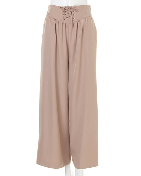 レースアップツイルワイド／パンツ｜INGNI(イング) 公式通販｜INGNI STORE