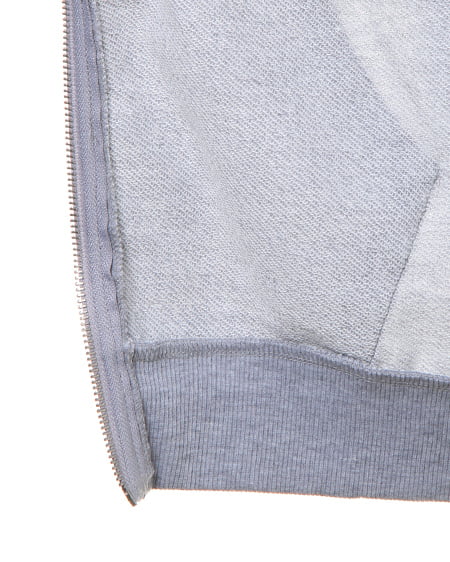 INGNI(イング) フードロゴZIP/パーカー 7分袖 グレー