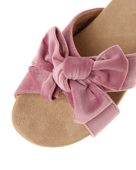 INGNI（イング） ベロアリボンサンダル ﾋﾟﾝｸ