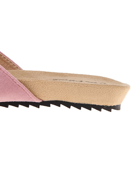 INGNI（イング） ベロアリボンサンダル ﾋﾟﾝｸ