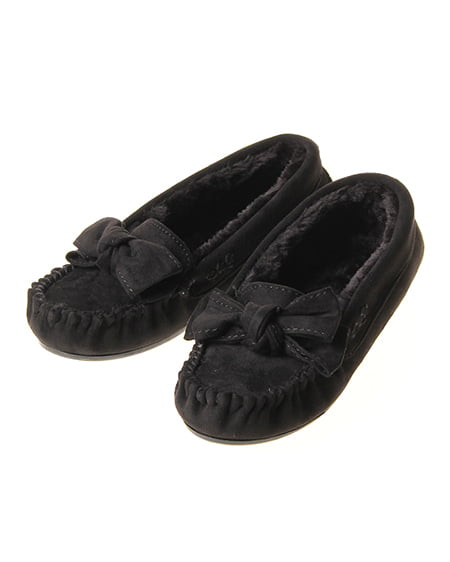 INGNI（イング） リボンモカシン ｸﾛ