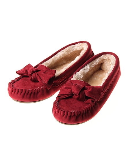 INGNI(イング) リボンモカシン ボルドー