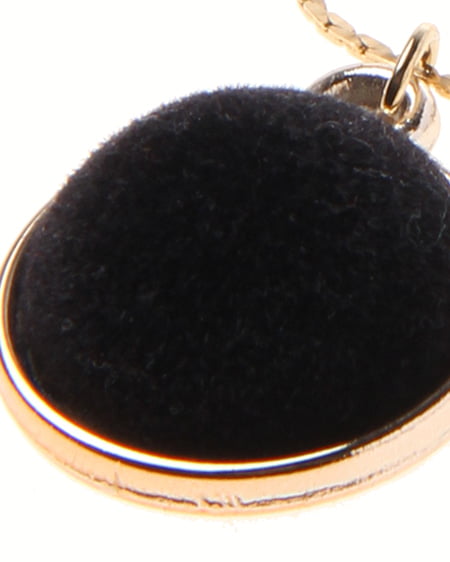 INGNI（イング） ベロアサークルスティック2連ネックレス ｸﾛ