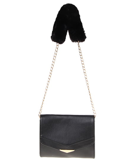 INGNI(イング) ファーショルダーBag クロ