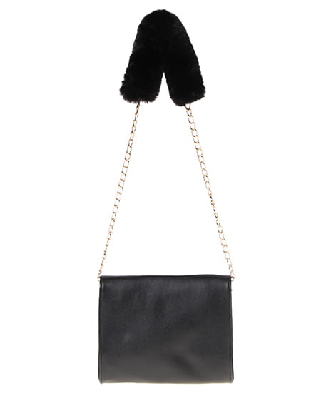 INGNI(イング) ファーショルダーBag クロ