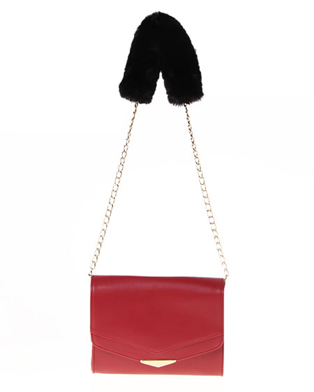 INGNI（イング） ファーショルダーBag ｱｶ