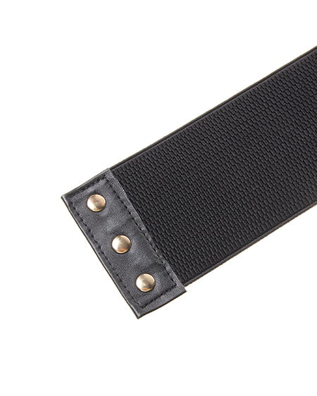 INGNI（イング） ラバー付きレースアップベルト ｸﾞﾚﾝﾁｪｯｸ