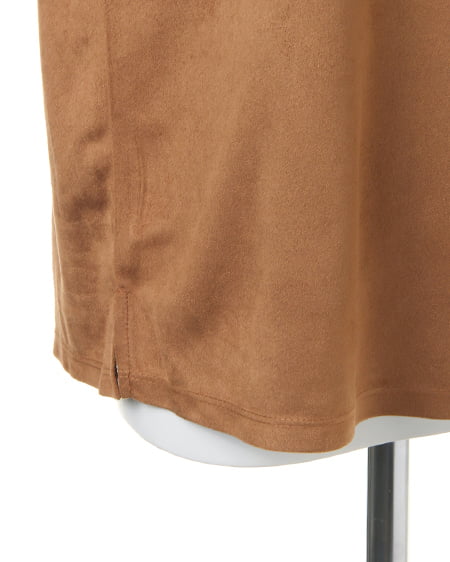 INGNI(イング) カットスエードキャンディー袖/TOPS キャメル