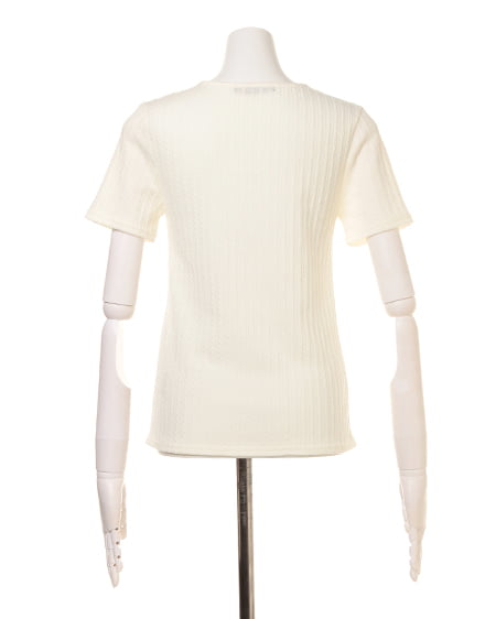 INGNI（イング） ケーブルフロントクロス／TOPS ｵﾌﾎﾜｲﾄ