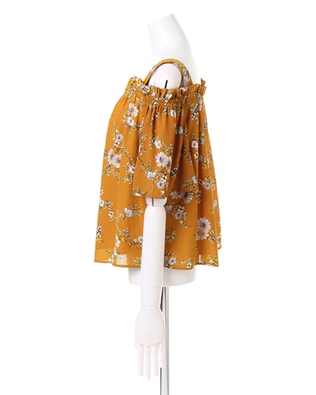 INGNI（イング） 花柄オフショル／TOPS ﾏｽﾀｰﾄﾞ