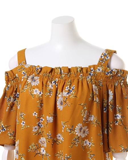 INGNI（イング） 花柄オフショル／TOPS ﾏｽﾀｰﾄﾞ