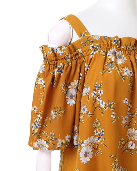 INGNI（イング） 花柄オフショル／TOPS ﾏｽﾀｰﾄﾞ