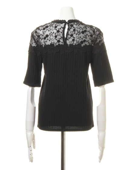 INGNI（イング） ヨークシアーサカリバTOPS 5分袖 ｸﾛ