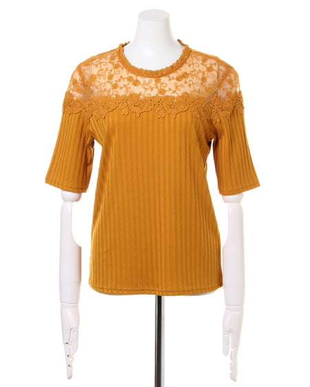 INGNI（イング） ヨークシアーサカリバTOPS 5分袖 ﾏｽﾀｰﾄﾞ