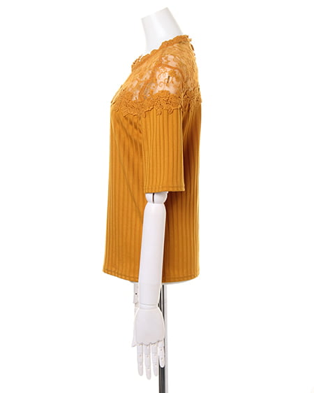 INGNI（イング） ヨークシアーサカリバTOPS 5分袖 ﾏｽﾀｰﾄﾞ