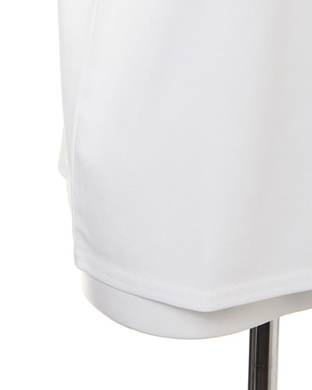 INGNI（イング） 梨地ポンチ袖レースフレアー／TOPS ｵﾌﾎﾜｲﾄ