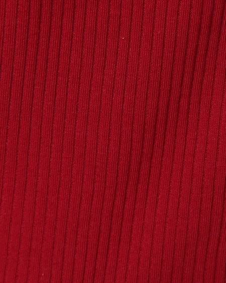 INGNI（イング） リブ胸刺しゅう5分袖／TOPS ﾎﾞﾙﾄﾞｰ