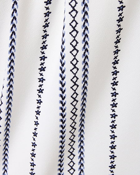 INGNI(イング) エスパンディーエスニック柄オフショル/TOPS オフホワイト/コン