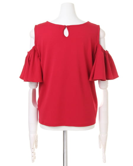 INGNI（イング） エスパンディー肩あきフリル／TOPS ﾎﾞﾙﾄﾞｰ