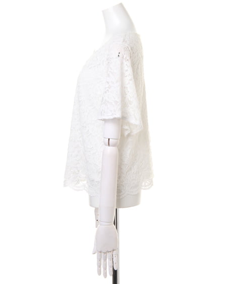 INGNI(イング) レースフレアー袖/TOPS オフホワイト