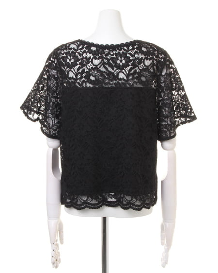 INGNI（イング） レースフレアー袖／TOPS ｸﾛ