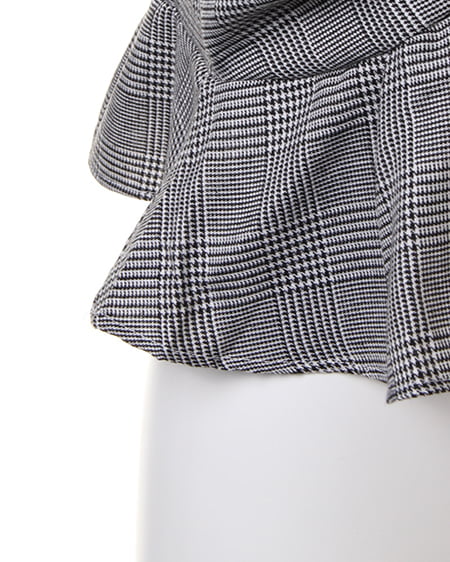 INGNI（イング） グレンチェック柄ビスチェ ｸﾞﾚﾝﾁｪｯｸ