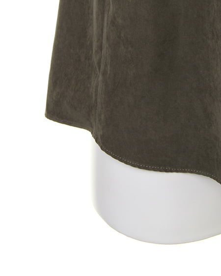 INGNI（イング） フレア袖ピーチシャーリングオフショル／TOPS ｶｰｷ