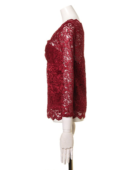 INGNI（イング） スカラップレース長袖／TOPS ﾎﾞﾙﾄﾞｰ