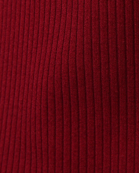 INGNI（イング） ヨークシアーリブハイネック7分袖 ﾎﾞﾙﾄﾞｰ