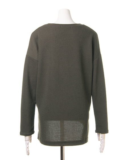 INGNI（イング） サカリバVネックボリューム袖TOPS ｶｰｷ