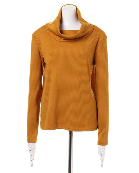 INGNI（イング） 起毛リブオフタートル長袖 ﾏｽﾀｰﾄﾞ