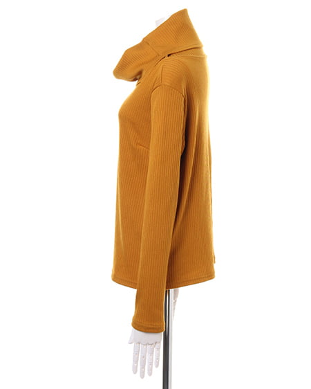 INGNI（イング） 起毛リブオフタートル長袖 ﾏｽﾀｰﾄﾞ