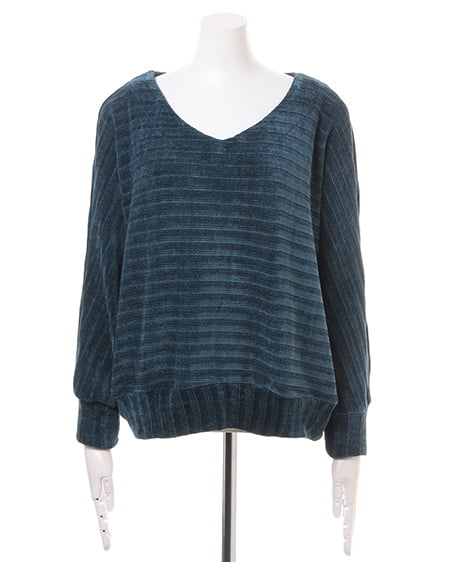 INGNI（イング） カットモールドルマンプルオーバー ｸﾞﾘｰﾝ