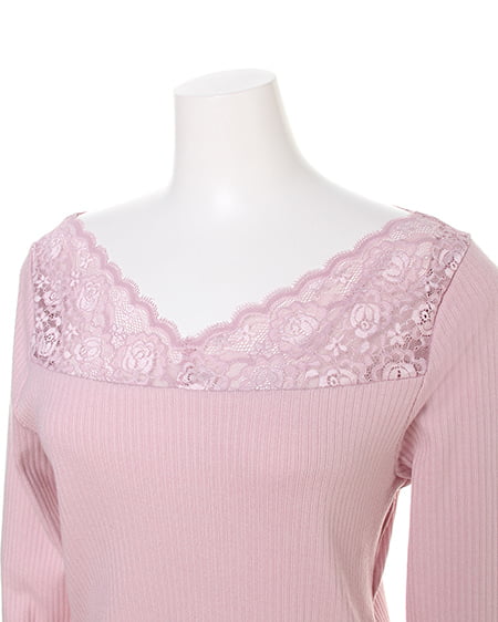 INGNI（イング） ヨークスカラップレース／トップス ﾗﾍﾞﾝﾀﾞｰ