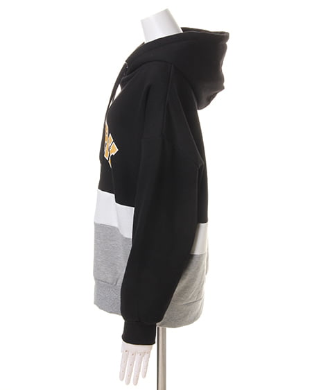 INGNI（イング） カレッジロゴパーカー／チュニック ｸﾛ