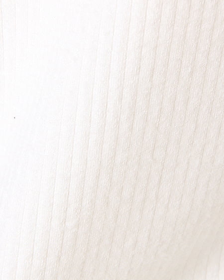 INGNI(イング) 袖ファーVネック/TOPS オフホワイト