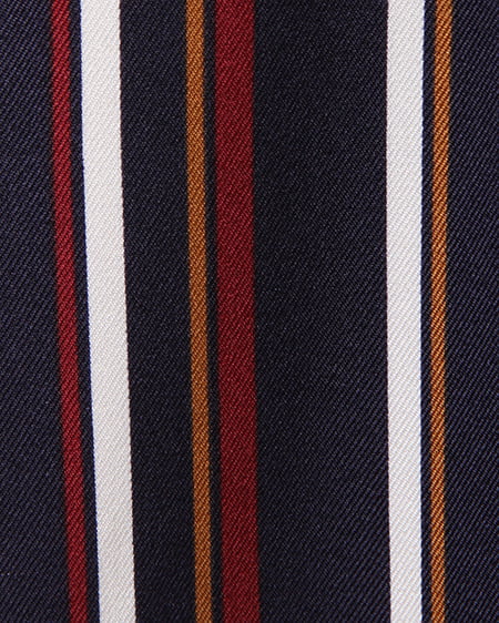 INGNI(イング) 袖タックマルチストライプ長袖スキッパー/シャツ コン/A