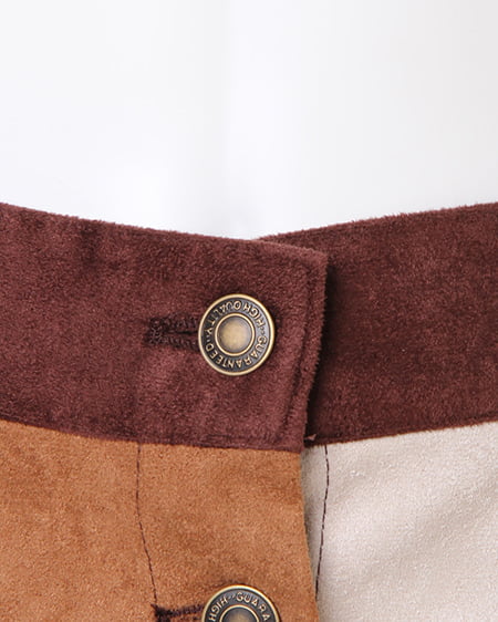 INGNI（イング） パッチワーク台形／スカートA ｷｬﾒﾙ