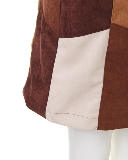 INGNI（イング） パッチワーク台形／スカートA ｷｬﾒﾙ