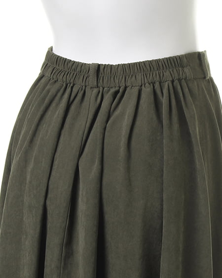 INGNI（イング） サッシュ付ピーチイレヘム／スカート ｶｰｷ