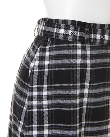 INGNI(イング) チェック柄コクーン/スカート クロ