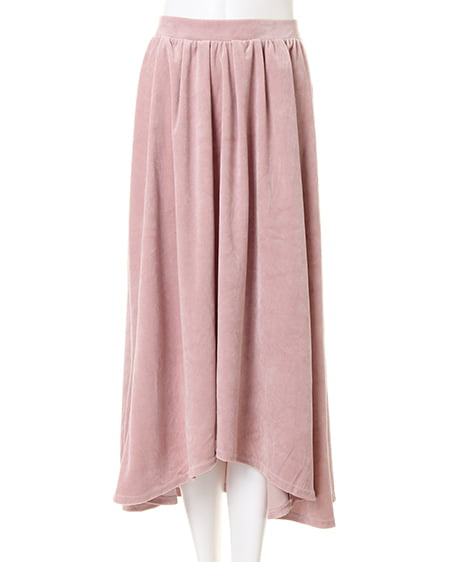 INGNI（イング） ベロアイレヘム／スカート ﾋﾟﾝｸ