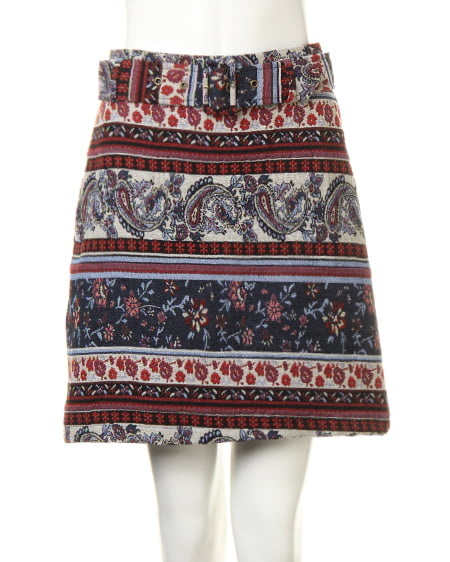 INGNI（イング） 共ベルト付ゴブラン台形／スカート ｺﾝ/A