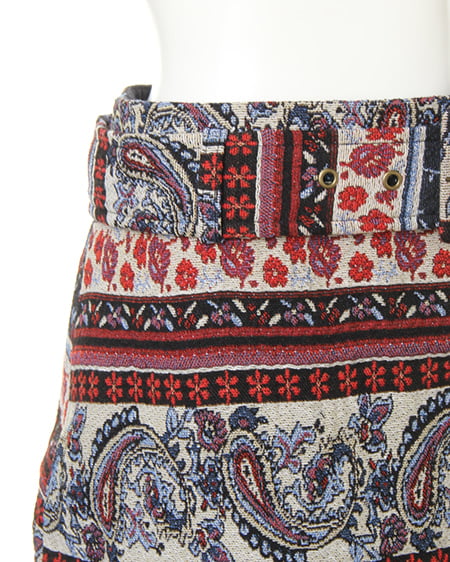 INGNI（イング） 共ベルト付ゴブラン台形／スカート ｺﾝ/A