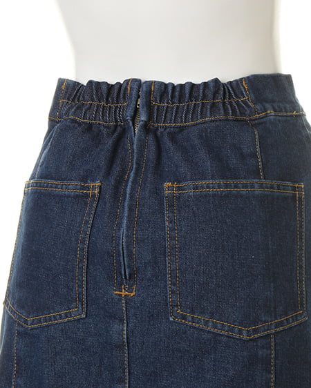 INGNI（イング） 前レースUP台形／スカート ﾃﾞﾆﾑ/ｺﾝ