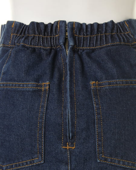 INGNI（イング） 前レースUP台形／スカート ﾃﾞﾆﾑ/ｺﾝ