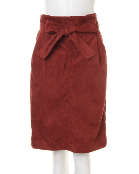 INGNI（イング） サッシュ付スエードIライン／スカート ﾃﾗｺｯﾀ