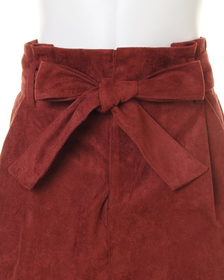 INGNI（イング） サッシュ付スエードIライン／スカート ﾃﾗｺｯﾀ